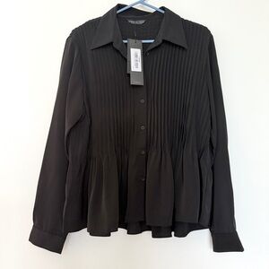 Sdeer Pleated Shirt